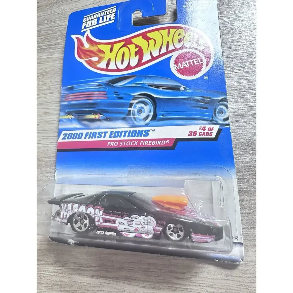 Hot Wheels 2000 First Editions 4/36 #64 Pro Stock Firebird Black w/ 5SPs H57